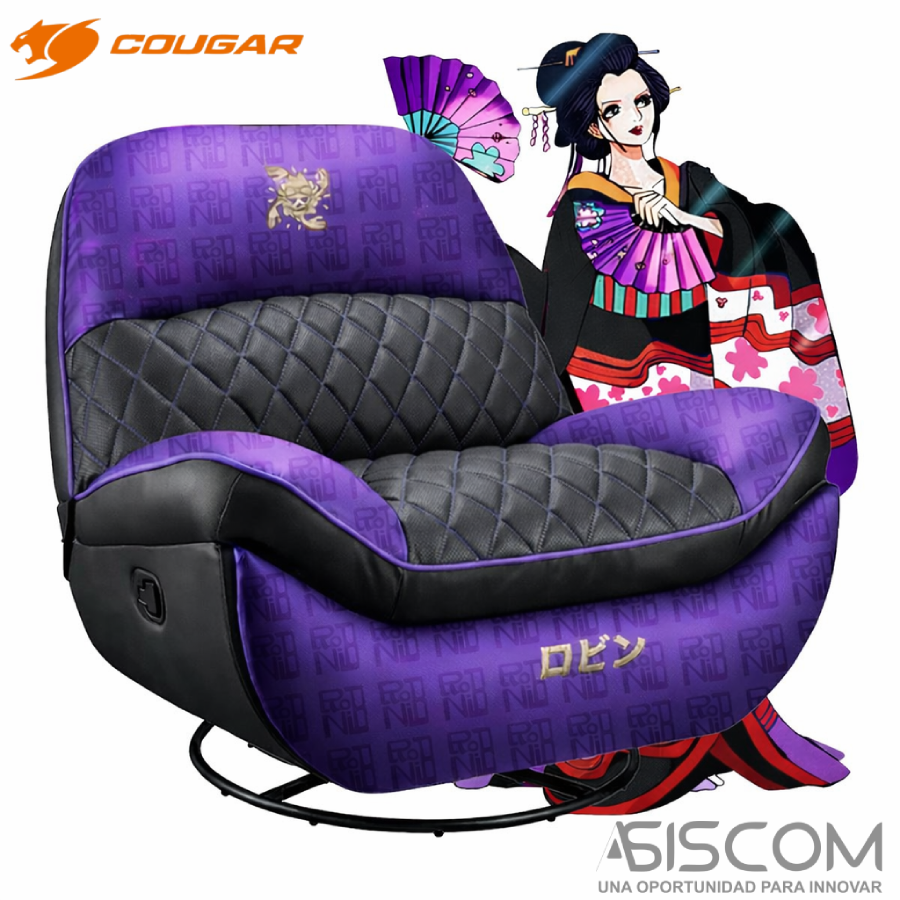 Sillon Cougar tipo mecedora Overlord Robin Edición especial ONE PIECE
